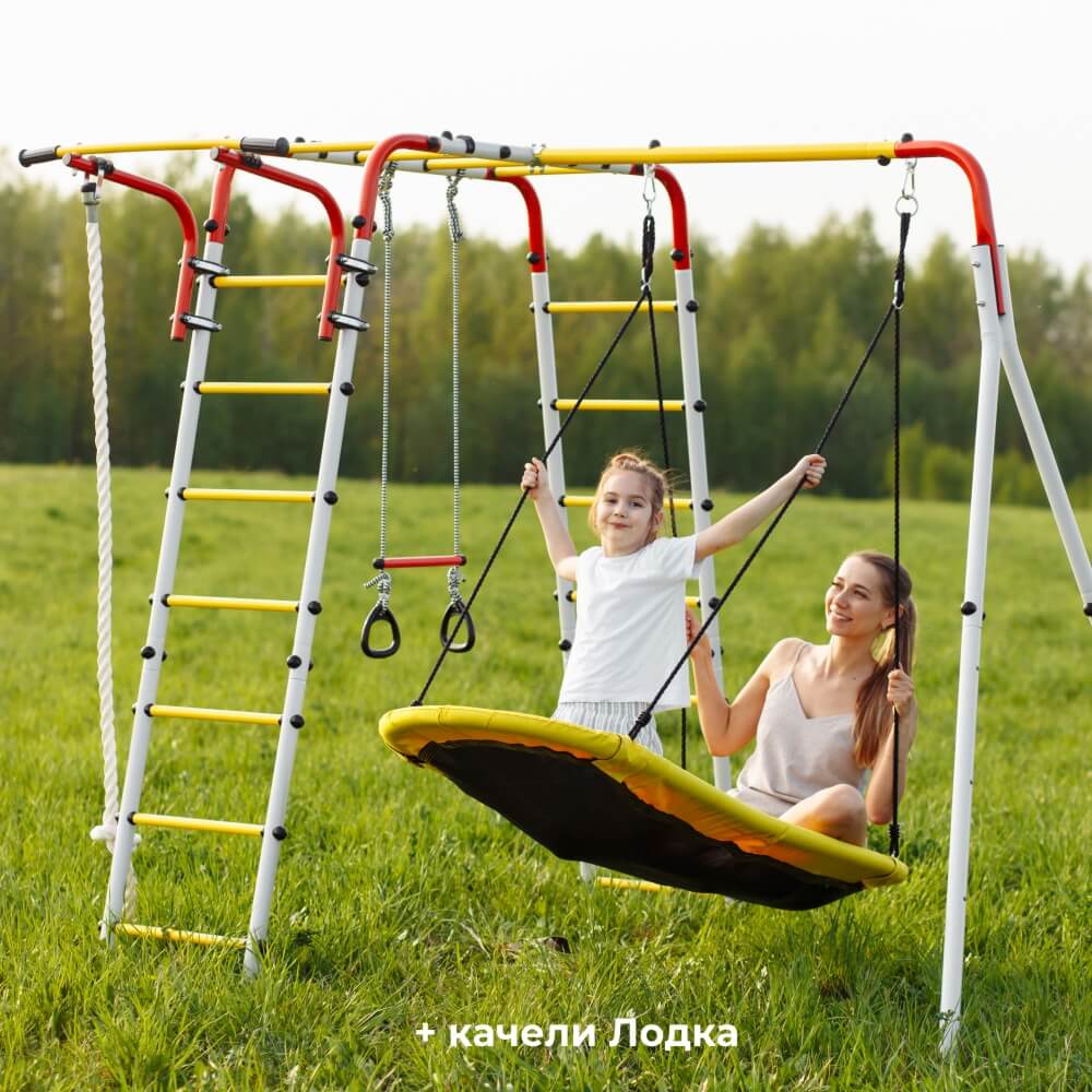 Детский спортивный комплекс для дачи ROMANA Лесная поляна - 3  (неактуальный артикул)