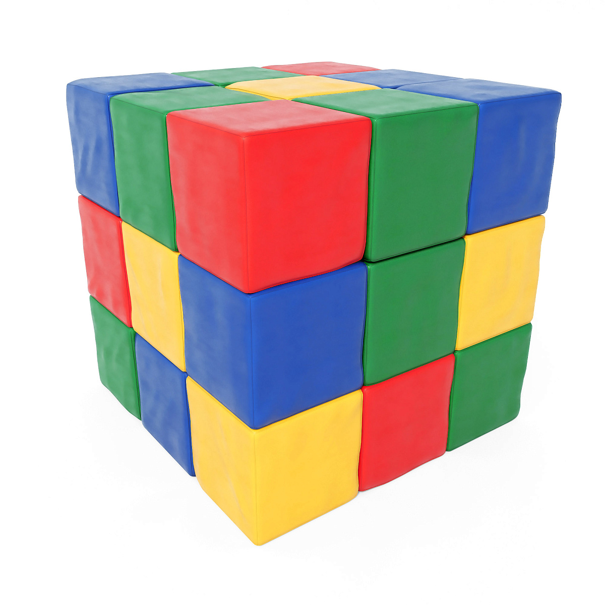 Мягкий конструктор Romana «Кубик-рубик»