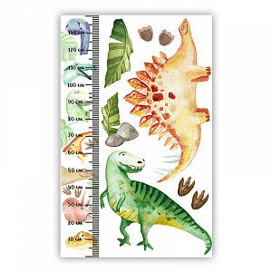 Наклейка на стену декоративная Romana &quot;Динозавры и Ростомер&quot;